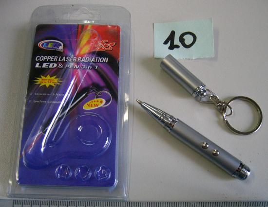 Laser pointers - Copper laser radiation LED and pen 3-in-1