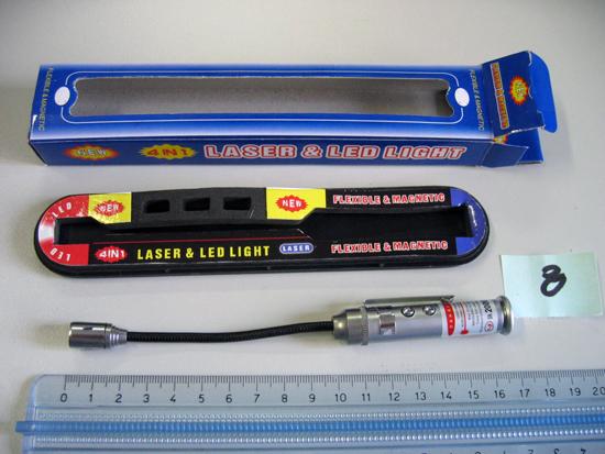 Laser pointers - LASER & LED LIGHT FLEXIBLE & MAGNETIC 4 IN 1