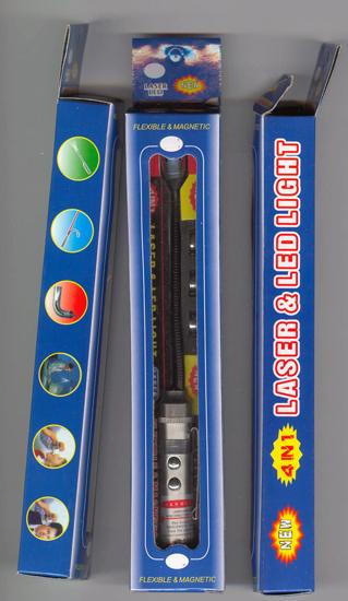 Laser pointers - LASER & LED LIGHT FLEXIBLE & MAGNETIC 4 IN 1