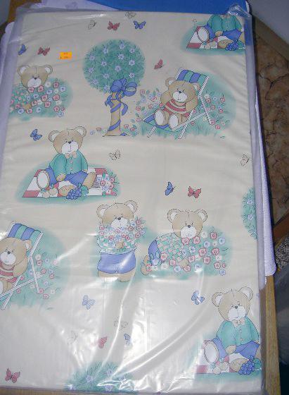 Baby Change Mat - changing mat with a bear
