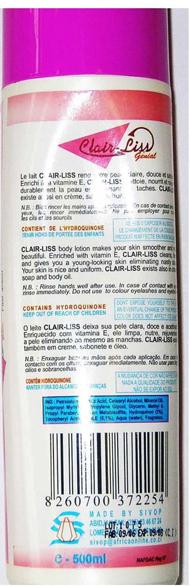 Toning Body Lotion – Clair Liss