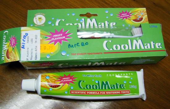Toothpaste intended for children – toothpaste with toothbrush