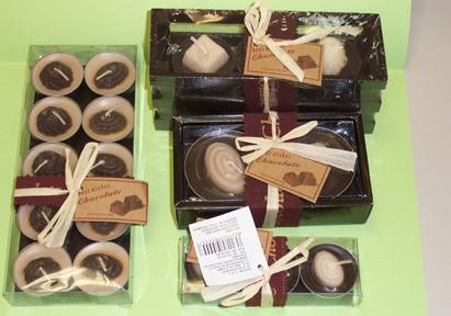 Candles in the form of sweets