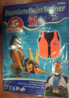 Buoyant swimming jacket – for ages 2-4