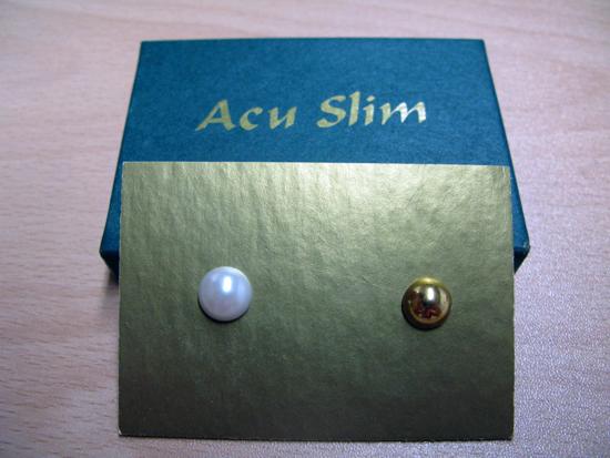 Magnetic earrings for loosing weight