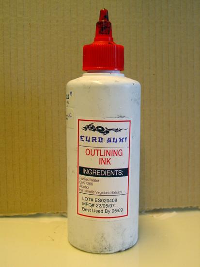 Tattoo ink – Euro Sumi Outlining ink