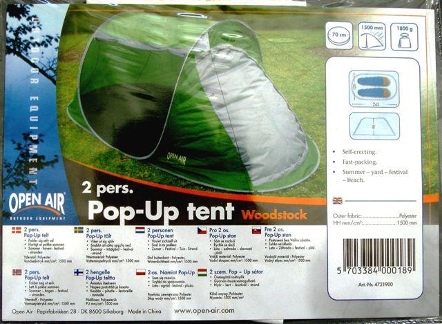 Tent – Open Air