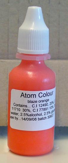 Tattoo ink – Atom Colour Sonic Green, Hot Yellow and Blaze Orange