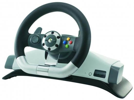Xbox360TM Wireless Racing Wheel