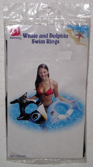 Inflatable ring - Whale and Dolphin Swim Rings