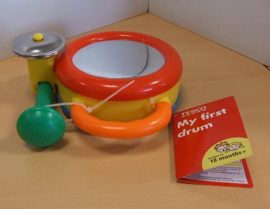 Toy drum β Tesco My First Drum