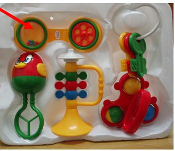 Baby rattle set