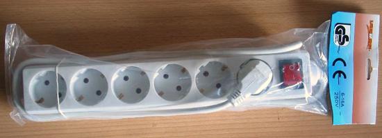 Multi-socket extension cord.