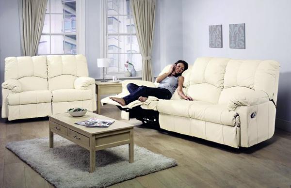 Pia and Bari Range leather furniture.