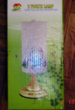 Table lamp.
