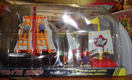 Pirate ship play set.