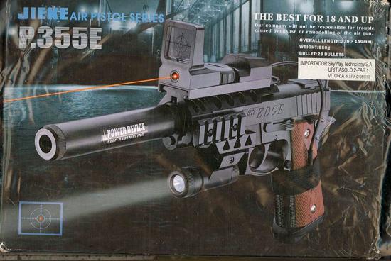 Laser ray pistol.