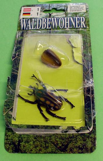 Plastic toys - Forest dwellers (snakes, insects, beetles).