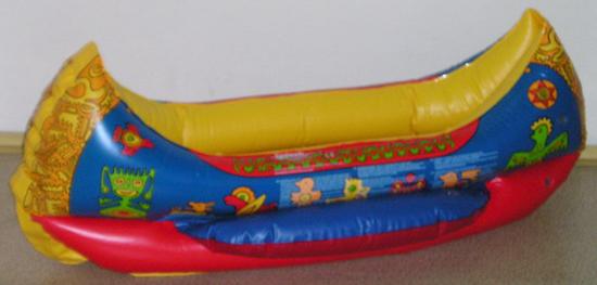 Inflatable plastic canoe - Kanoe – Junior Canoe ± 102 cm