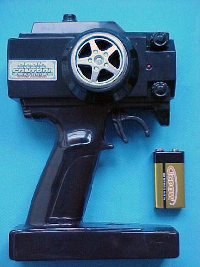 AC battery charger - Radio-controlled toy car with remote control and AC battery charger