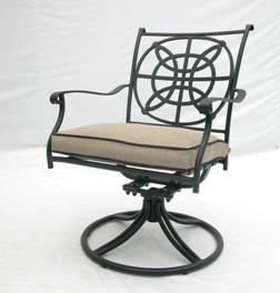 Swivel chairs - Henley Pack of 2 Swivel Chairs (with cushions)