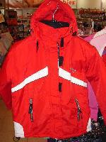 Child's ski clothes: suit and overall