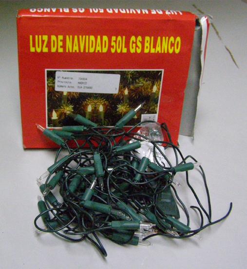 Lighting chain - Luz de Navidad 50L GS Blanco