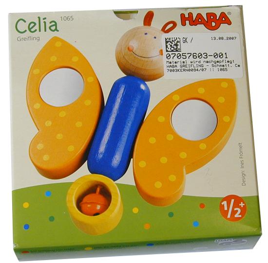 Wooden toy - HABA Greifling Schmetterling Celia