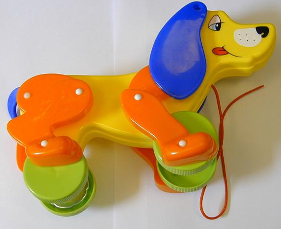 Pull-along toy – dog 26 Cavallino