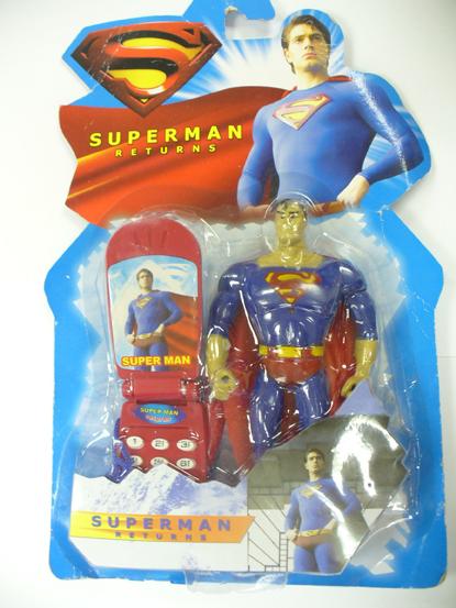 Toy mobile phone - Superman Toy Mobile Phone and Figure. Superman Returns