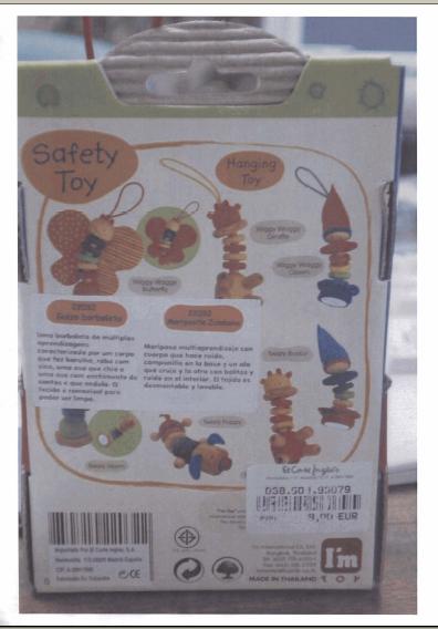 Rattle in the shape of a butterfly