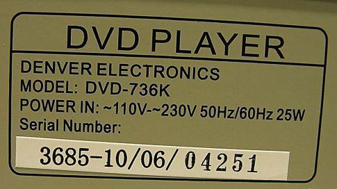 DVD player