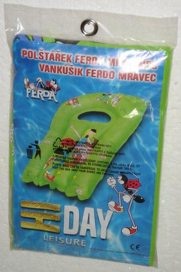 Inflatable swim air bed – "Vankúšik FERDO MRAVEC" cushion FERDO ant