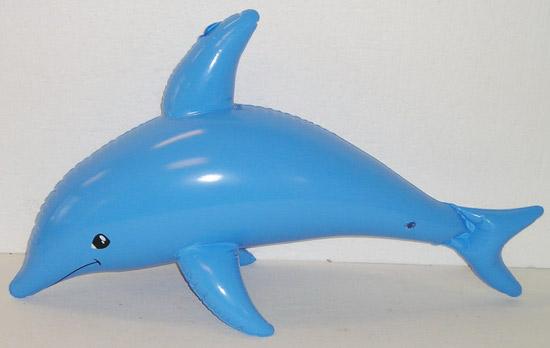 Inflatable swim blue dolphin