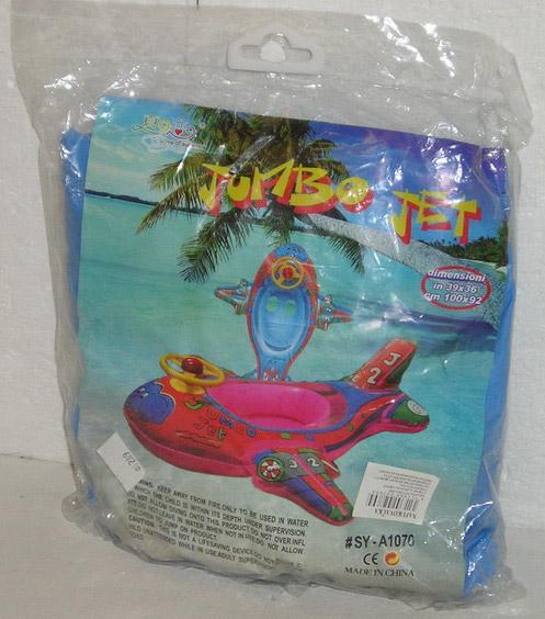 Inflatable swim air-bed - Nafukovacka lietadlo - Flotation air-bed - airplane
