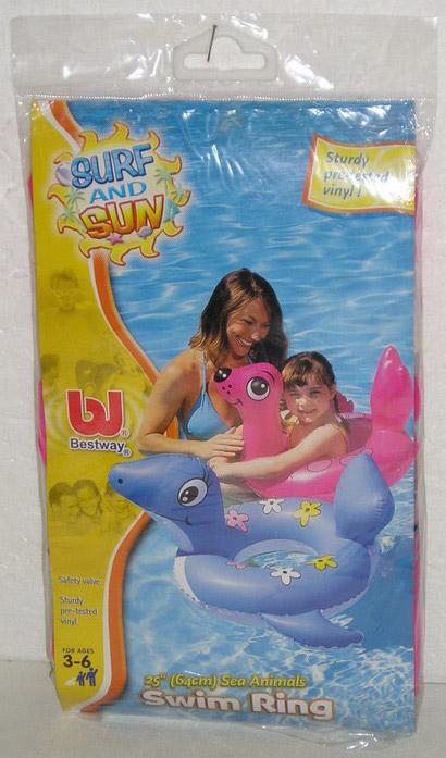 Inflatable swim ring - Sea animals swim ring