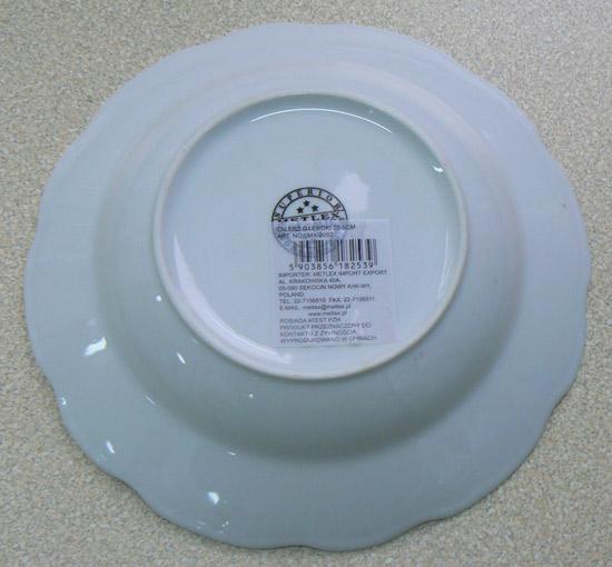 Soup plate.