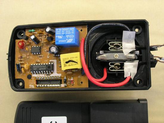 Remote-controlled sockets.
