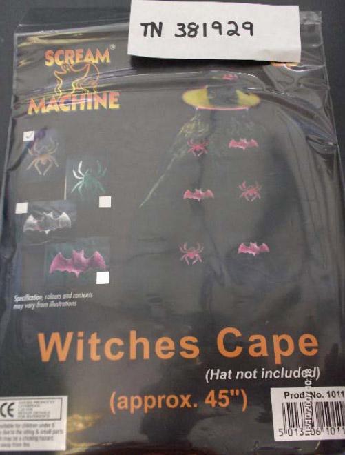 Fancy dress - Witches Cape 45”.