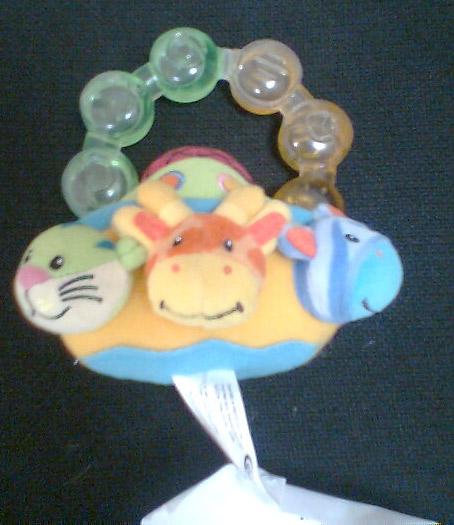 . Toy set, consisting of teether and soft filled toy GIORDANI.