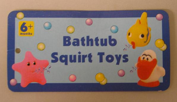 Plastic toy - Bathtub squirt toys.