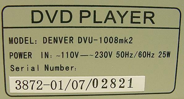 DVD player