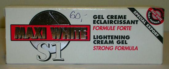 Lightening Cream - Maxi White S1 Lightening Cream Gel - strong formula