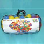 Bag containing 100 balls