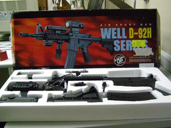 Air gun with laser beam – imitation firearm