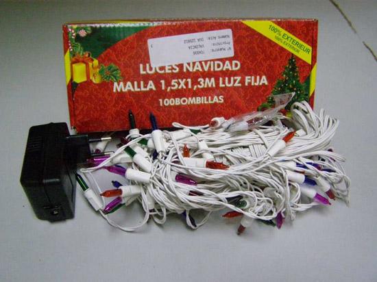 Christmas lighting chain with 150 lamps (Luces navidad malla 150 Bombillas)