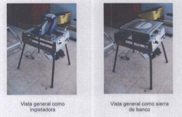 Mitre saw with bench