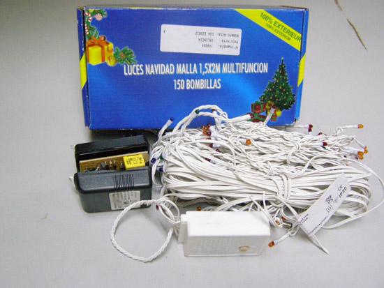 Christmas lighting chain with 150 lamps (Luces navidad malla 150 Bombillas)