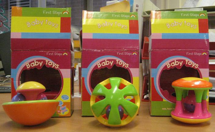 Baby toys - roller rattle