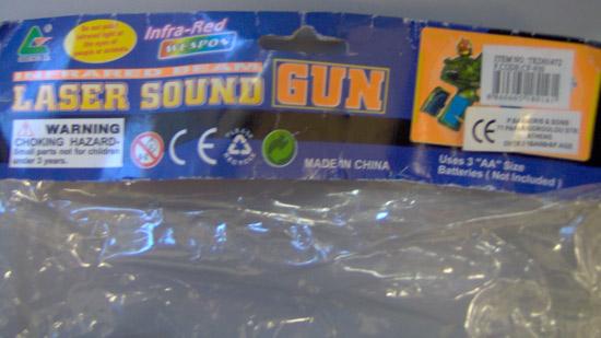 Laser sound gun